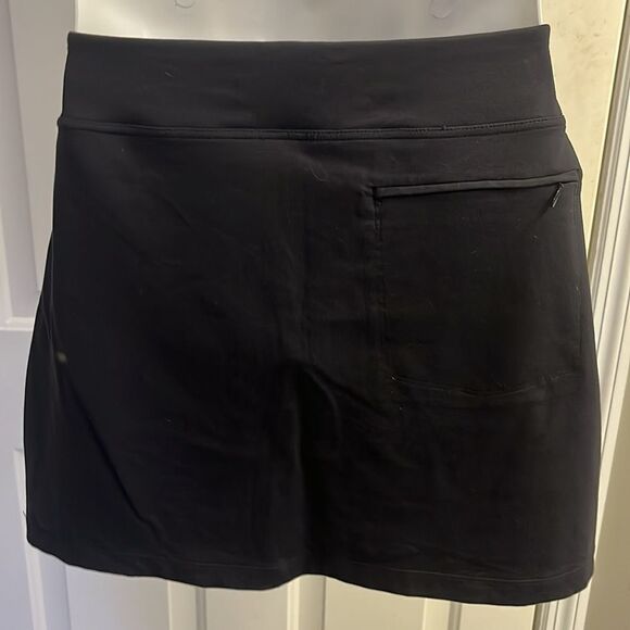 FootJoy Women’s Black Golf Skort with Built in Mesh Shorts with Pockets- Medium - Picture 7 of 11